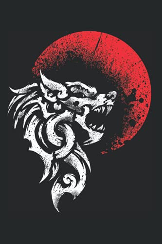 Viking Fenrir - Monstrous Wolf Norse Mythology: 6x9 - Blank Lined Notebook for viking people and norse mythology lovers