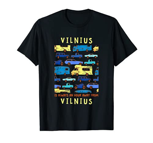 Vilnius está a una hora de distancia de Vilnius Traffic Memes Rush Hour Camiseta