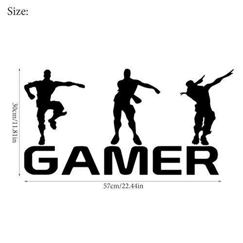 Vinilo Decorativo Game Zone Pegatinas De Jugador Autoadhesivas Gamer Wall Decal Stickers Mural De Pegatina De Pared De Videojuego Para Niños Dormitorio Sala De Estar Hogar Sala De Juegos (1 Pieza)