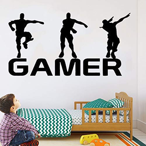 Vinilo Decorativo Game Zone Pegatinas De Jugador Autoadhesivas Gamer Wall Decal Stickers Mural De Pegatina De Pared De Videojuego Para Niños Dormitorio Sala De Estar Hogar Sala De Juegos (1 Pieza)