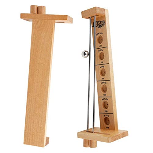 Vintage The Rolling Moon Shoot The Moon Juego de mesa de habilidades para niños adultos juguete de madera