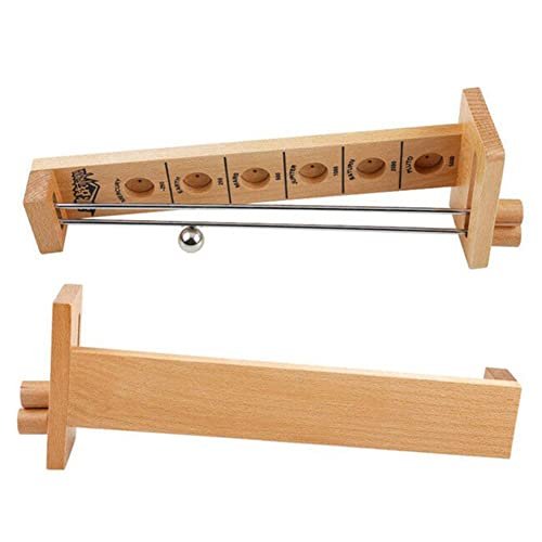 Vintage The Rolling Moon Shoot The Moon Juego de mesa de habilidades para niños adultos juguete de madera