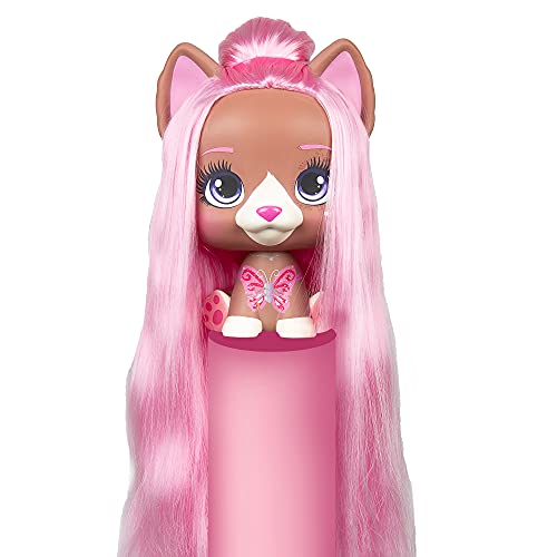 VIP PETS Mega VIP Pet Nyla | Busto muñeca para peinar con pelo extra largo 40cm y tiza de pelo con 30 Accesorios | Regalo y juguete ideal para niñas y niños de +3 años
