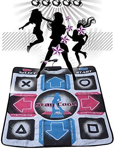 Vipxyc Dance Pad con CD, Dancing Step Pad Antideslizante para PC, Dance Mat Pad Dancer Blanket para Windows 98/2000/XP/7, admite conexión USB, Plug and Play