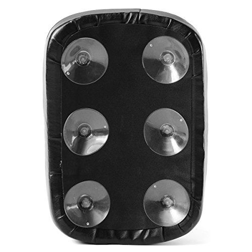 Viviance Cojín Asiento Trasero Pasajero con 6/8 Ventosas para Harley Davidson Bobber Cruiser ChopPara Custom Dyna Sportster Softail Touring XL883 XL1200 X48 X72-8