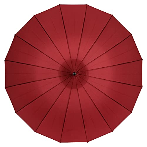 VON LILIENFELD Paraguas Parasol Sombrilla Largo Boda Nupcial Pagoda Charlotte borgoña