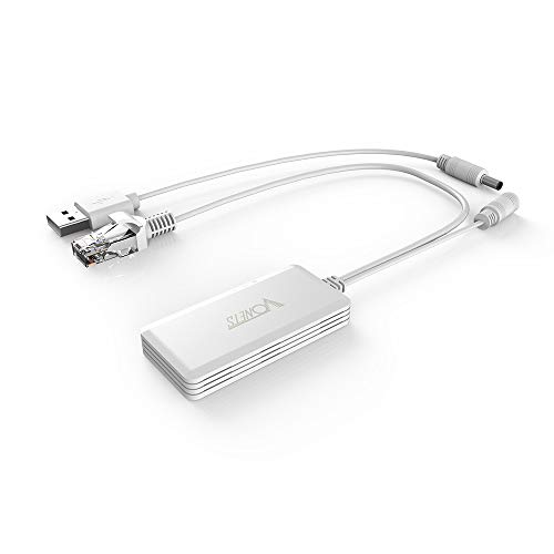 VONETS Mini 2.4GHz / 5GHz Dual Band AC1200 WiFi Bridge Repetidor Puente inalámbrico WiFi Adaptador Ethernet Amplificador de Rango de señal WiFi RJ45 DC/USB Power para DVR Cámara IP VAP11AC