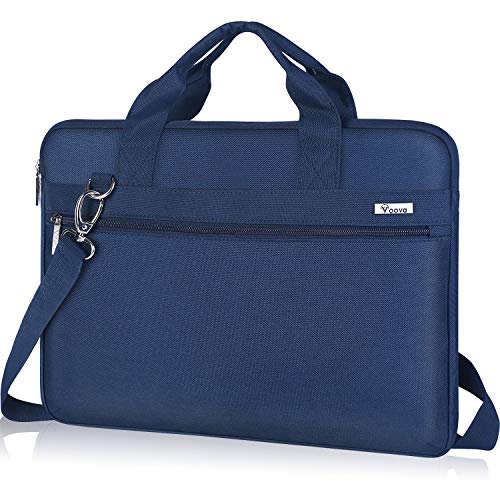Voova Protectora de 360 Maletin Funda Portatil 14-15.6 Pulgada, Bolsa Ordenador portatil Impermeable Compatible con Macbook Pro 15/16 2020, DELL XPS 15, HP Pavilion, Acer ASUS Chromebook, Azul