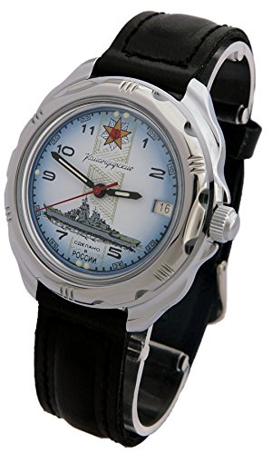 Vostok KOMANDIRSKIE 211428/2414 a las fuerzas especiales de la marina militar ruso reloj blanco