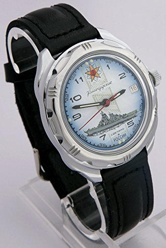 Vostok KOMANDIRSKIE 211428/2414 a las fuerzas especiales de la marina militar ruso reloj blanco