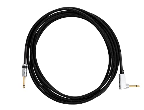 Vox VBC-13BK - Cable para guitarra (calidad profesional, clase A, 4 m, conectores dorados), color negro