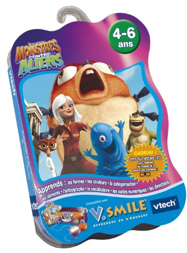 VTech – Cartucho de Juego V. Smile Monsters vs Aliens – 90165