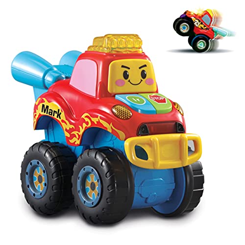 VTech - Monster Truck, camión interactivo, juguete educativo para niños +12 meses, aprende educación vial, multicolor, versión ESP (3480-546422)