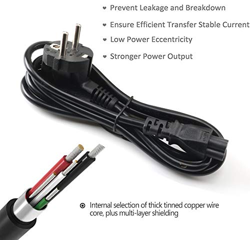 VUOHOEG 65W 45W Cargador para Portátil Lenovo ADLX65NDC3A ADLX65SLC2A ADLX90NLC3A, Ideapad Flex 2 Flex 3 Yoga 11 11S; ThinkPad T430 T440 T450 T460 T560 E431 E440 E531 E540 EUR Fuente de alimentación