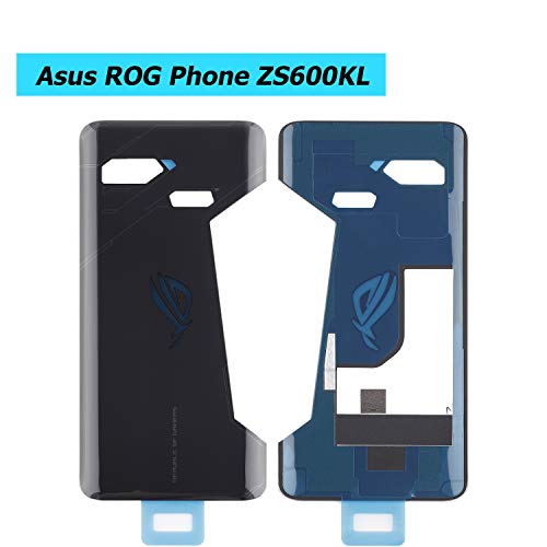 Vvsialeek Tapa de batería compatible con Asus ROG Phone ZS600KL, color negro