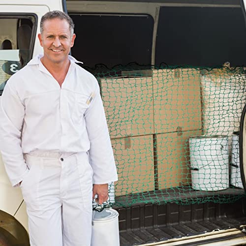 VXNCM 1 PC Net Durable Premium Premium Profesional CURSION Accesorio Accesorio CUCHO DE Mesh Cubierta Universal Cargo Net para EL Trailer DE Carga (Color Name : Green, Size : 1.5 x 1.5m)