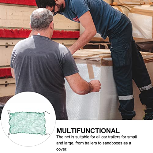 VXNCM 1 PC Net Durable Premium Premium Profesional CURSION Accesorio Accesorio CUCHO DE Mesh Cubierta Universal Cargo Net para EL Trailer DE Carga (Color Name : Green, Size : 1.5 x 1.5m)