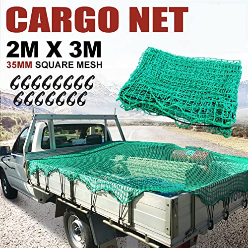 VXNCM Extienda Fuerte Camión Carga Remolque Neto Accesorios de Techo Verde Cubierta de Malla Equipaje Coche Universal Durable Anti-Caking (Size : 1.5x2.2m)