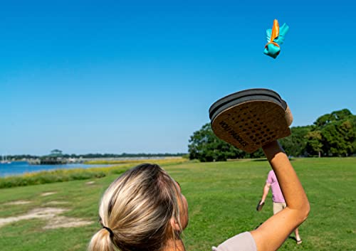 Waboba Set de Pádel VOLI para Jugar en el Jardín o la Playa, Deporte de Interiores y Exteriores, Juego para Toda la Familia, Adultos y Niños de Todas las Edades - Set para 2 Jugadores
