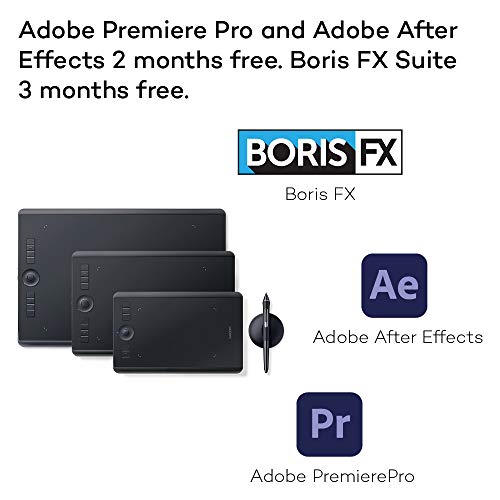 Wacom PTH-660P Intuos Pro M Paper Edition Tableta gráfica con lápiz digital Pro Pen 2 y Finetip Pen / Diseño en papel y digital / Portalápices / Bluetooth / Compatible con Windows y MacOS / Negro