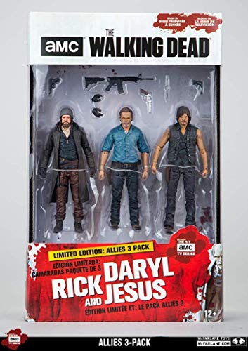 Walking Dead 13197 TV Allies Deluxe - Juego de Figuras de acción, Multicolor