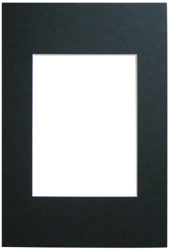 Walther Design PA051B, marcos de fotos Paspartú, formato passepartout 40 x 50 cm, formato de imagen 30 x 40 cm, negro