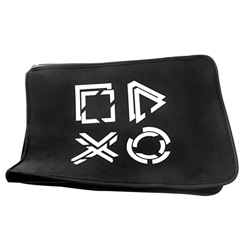 WANGYONG Cubierta Antipolvo para Consola Ps5 Protector De Sistema De Juego Personalizado Tela De Buceo Negra Premium para Playstation 5 Edición Digital Y Edición Regular Universal