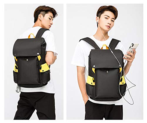 WANHONGYUE Azur Lane Juego Cosplay Backpack Rucksack Mochilas Escolar Bolsa de Escuela Mochila para Portátil 15.6 Pulgadas Azul / 2