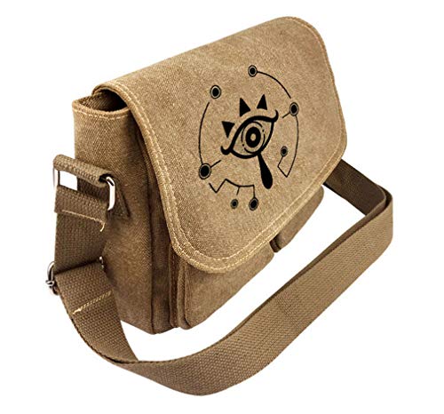WANHONGYUE The Legend of Zelda Juego Pequeños Bolsos de Mensajero Bolso de Hombro de Lona Bolso Bandolera Bolso Casual Mini Tamaño 2