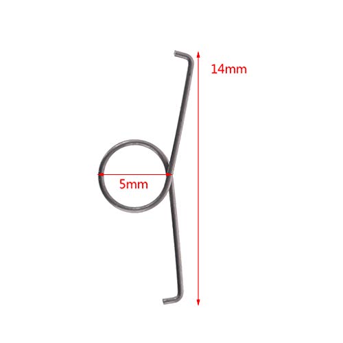 WANMEI 10 unids/set PS5 L2 R2 botón de gatillo resorte metal reemplazo R2 L2 gatillo botones componente para PS5 controlador partes