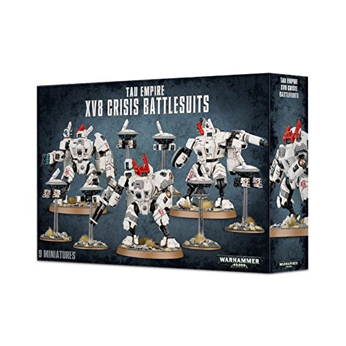 Warhammer 40K Tau Empire XV8 Crisis Battlesuits by Warhammer