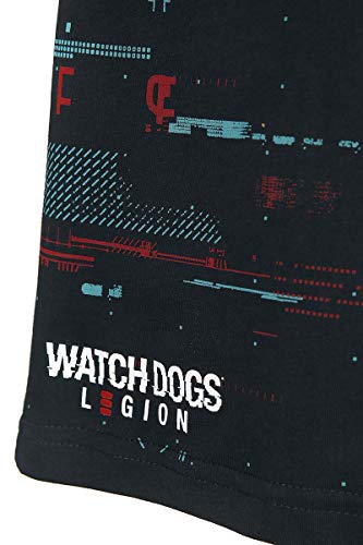 Watch Dogs Legion - Dedsec Hombre Camiseta Negro L, 100% algodón, Regular