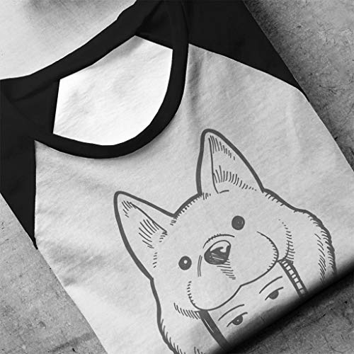 Watchdog Man Head One Punch Man Men's Baseball Long Sleeved T-Shirt