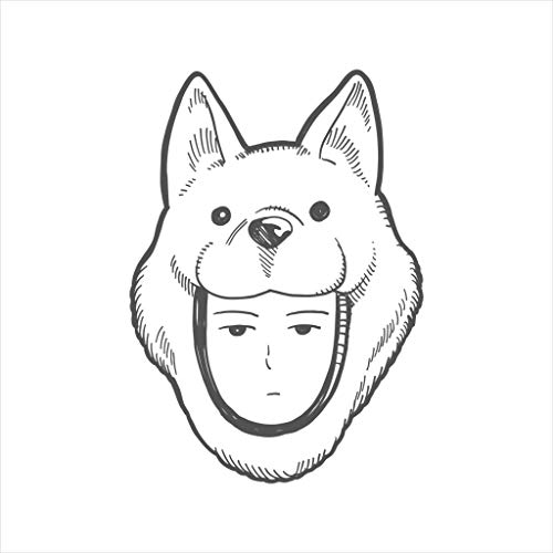 Watchdog Man Head One Punch Man Men's Hooded Sweatshirt