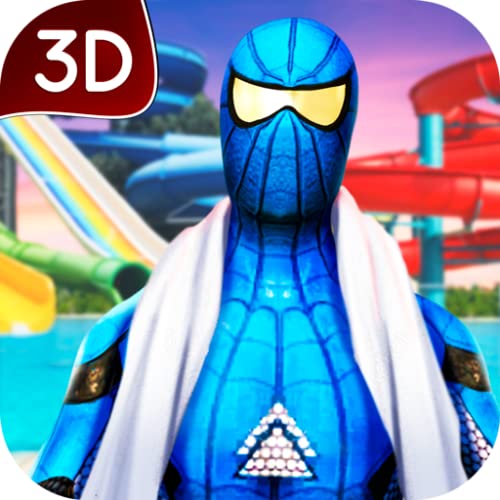Water Slide Park Aqua Stuntman Superhero Race Adventurous Simulator: Challenging Game For Boys And Girls