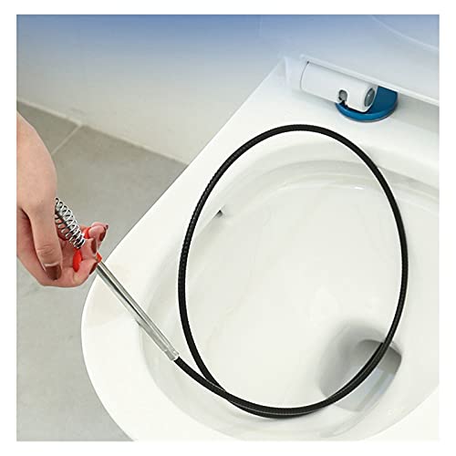 WAYYQX 3 Pc 60 Cm Snake Cleaner Sticks Clog Limpieza Herramientas Tubería Primavera Herramientas Dragado Limpieza Alcantarillado, Removedor Clavos Drenaje