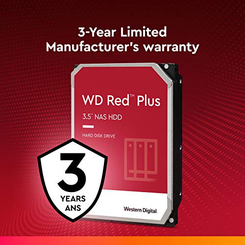 WD Red WD60EFAX Disco duro 3.5" para dispositivos NAS 5400 RPM Class 6TB , SATA 6 Gb/s, CMR, 64MB Cache, Rojo