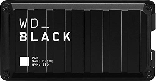 WD_BLACK P50 Game Drive de 1 TB - Velocidades SSD NVMe hasta 2000MB/s - Funciona con PC/Mac y PlayStation