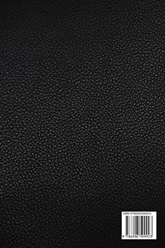 Weekly Planner: Black Leather Print with Gold Lettering 1 Year, 2021 Weekly Planner, Weekly Pages , Calendars, Year Overview, Special Dates, Goal Setting