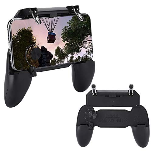 Weikeya Móvil Gamepad Control de Control Consola, Ergonómico Retro Juego Consola 12 * 15 * 3.8cm con Ordenador Personal y Metal por Pubg (Negro)