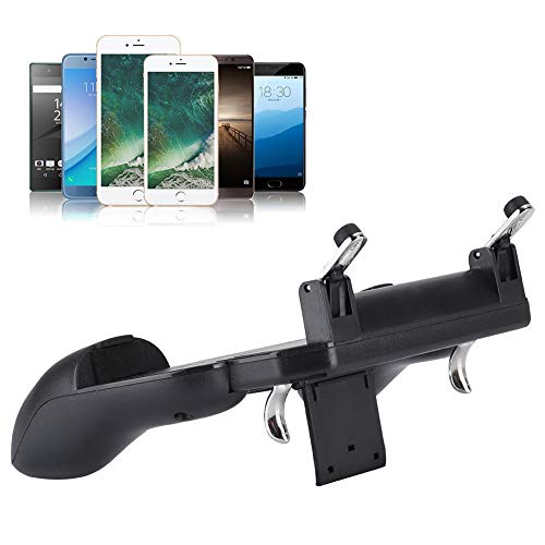 Weikeya Negro Móvil Gamepad Control de Control Consola, Ordenador Personal y Metal 12 * 15 * 3.8cm Juego Controlador por Pubg