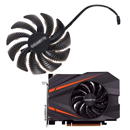 Wenyounge Ventilador de Tarjeta gráfica de 4 Pines GTX 1060/1080/1070 Enfriador de GPU para Gigabyte Mini