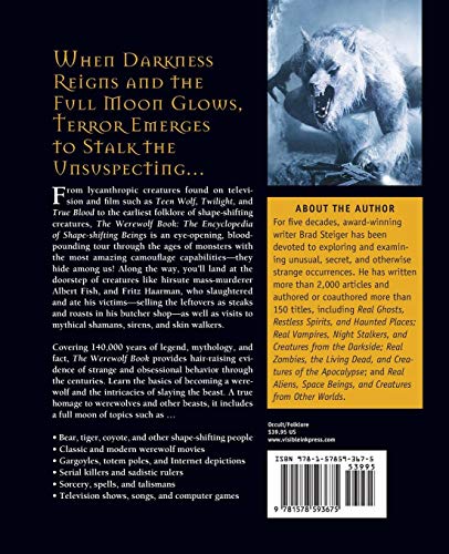 Werewolf Book: The Encyclopedia of Shape-Shifting Beings (Real Unexplained! Collection)