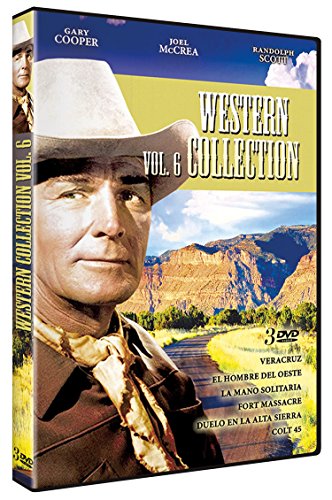 Western Collection Vol. 6: Veracruz (1954) + El Hombre del Oeste (1958) + La Mano Solitaria (1953) + Fort Massacre (1958) + Duelo en la Alta Sierra (1962) + Colt 45 (1950) [DVD]
