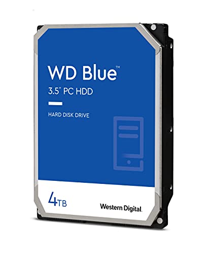 Western Digital Blue WD40EZAZ Disco Duro SATA, 4 TB, 6 GB/s, 8,9 cm, WD Blue