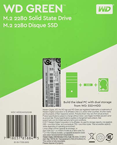 Western Digital WD Green - Internal SSD M.2 SATA, 240 GB - WDS240G2G0B