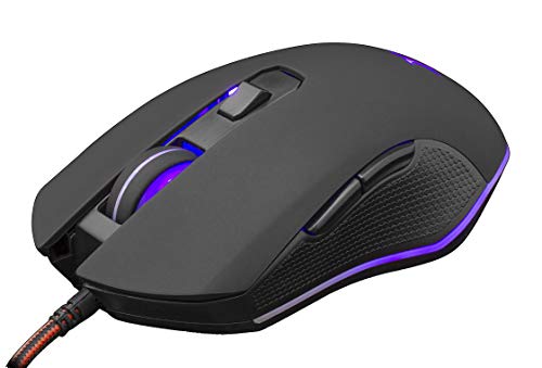 White Shark 539375 Ratón Gaming USB 3200DPI 6 Teclas Negro Cyrus GM-3001 Negro