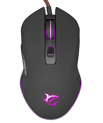 White Shark 539375 Ratón Gaming USB 3200DPI 6 Teclas Negro Cyrus GM-3001 Negro