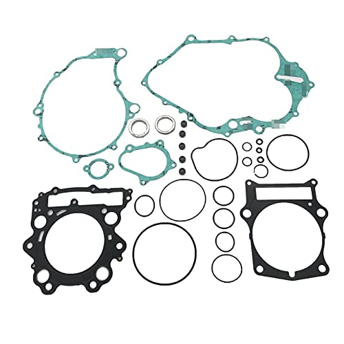 White skin Canal DE TELEVISIÓN BRITÁNICO Juego de Juntas de Motor Completo Top Conjunto de Extremo Inferior FIT para Yamaha Raptor 660 660R 2001-2005 Accesorios de Motocicletas Quad GO Kart