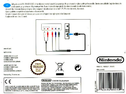 Wii CABLE POR COMPONENTES